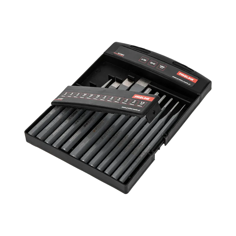 Set Dalti-Dornuri-Punctatoare CR-VA pentru Metal - 12P.
