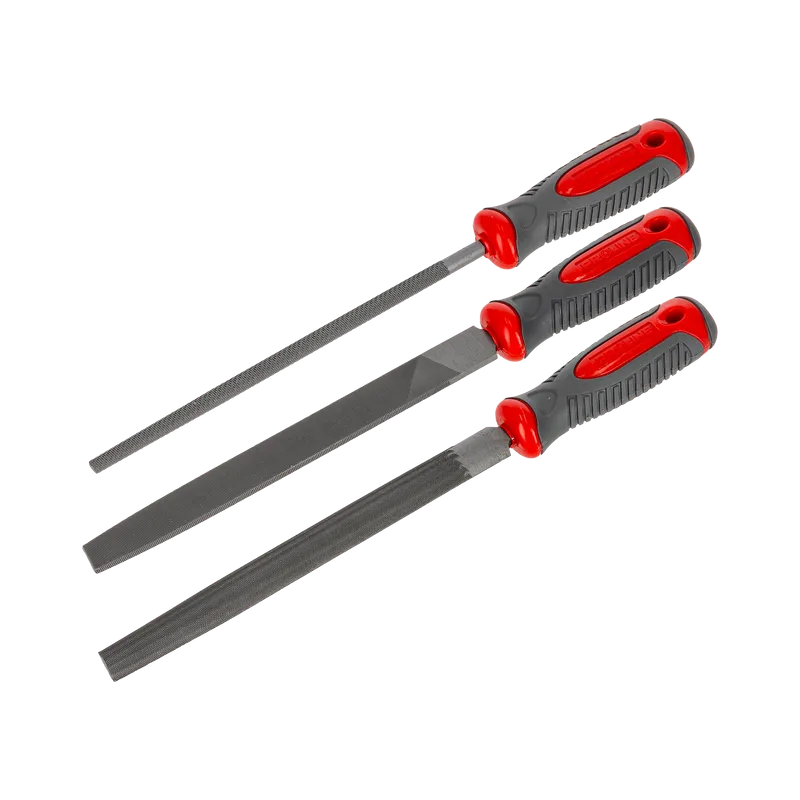 Set Pile Metal cu Maner Bimaterial 200MM - 3P.