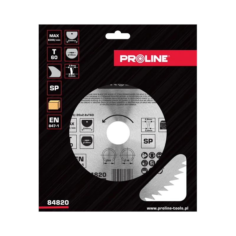 Disc Circular pentru Lemn 200MM / 60D.