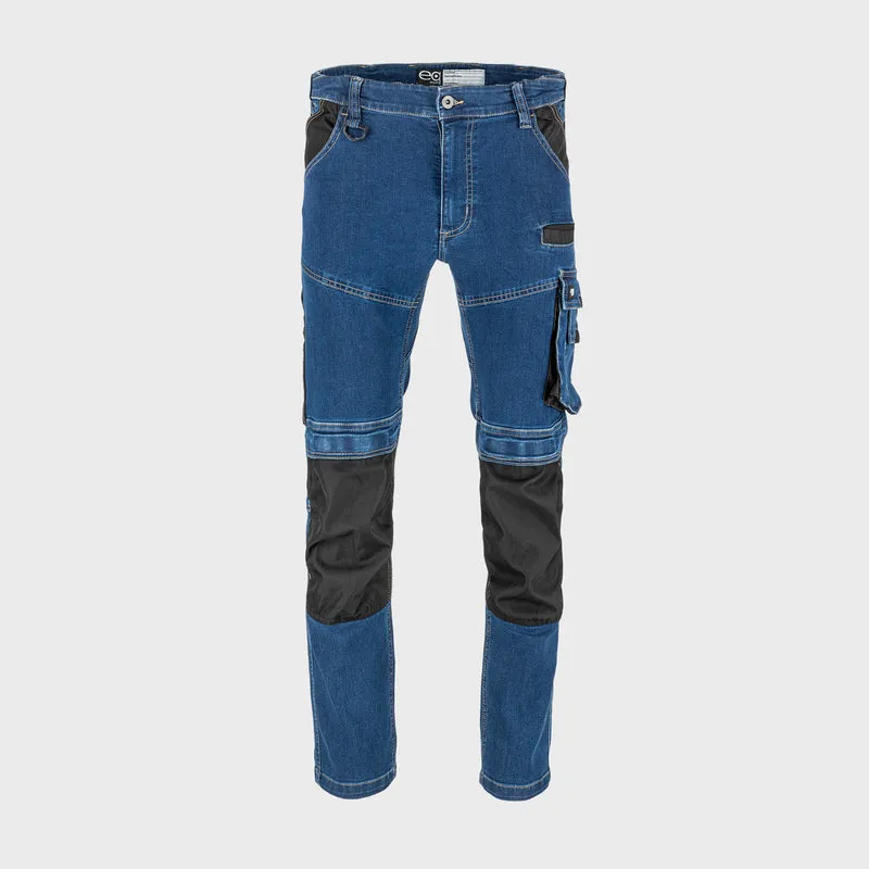 Pantalon Lucru Blug-Elastic Intarit / Alabastru - M