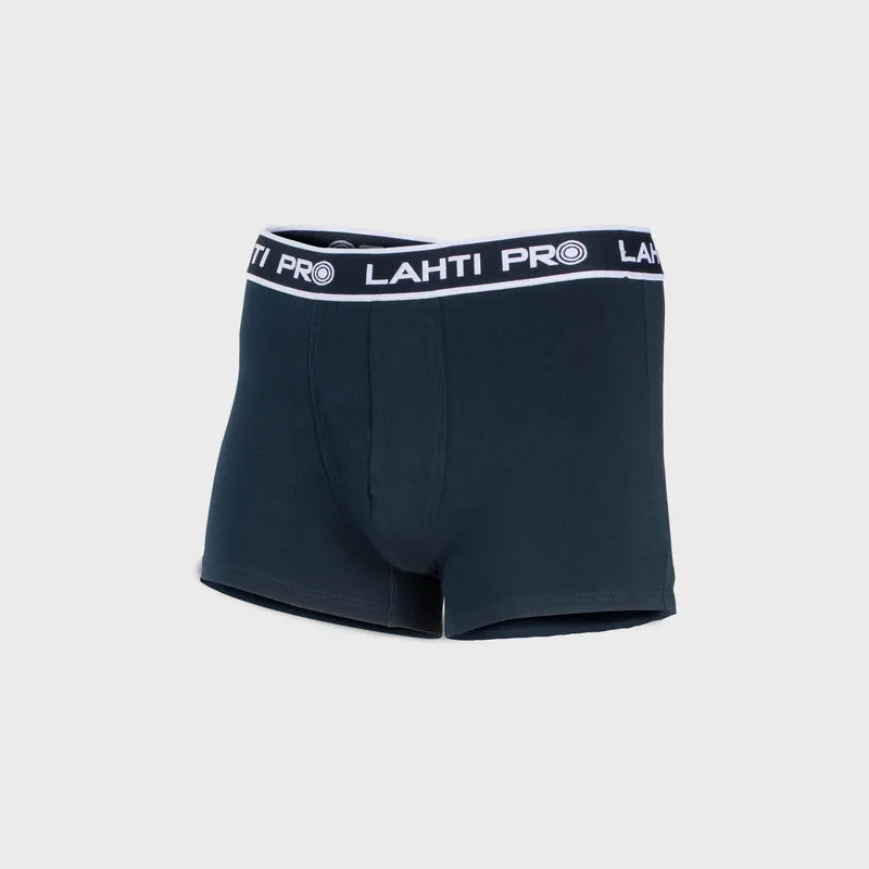 Set 3 Boxeri Barbati Negru-Gri-Bleumarin - 3XL