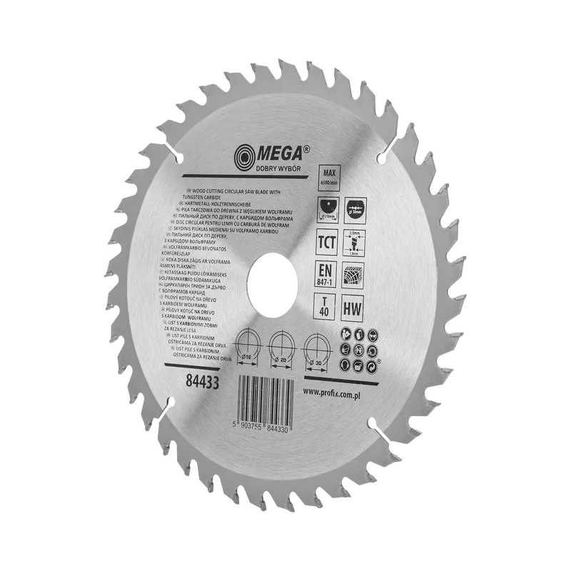 Disc Circular pentru Lemn cu Dinti Caliti 210MM / 40D.