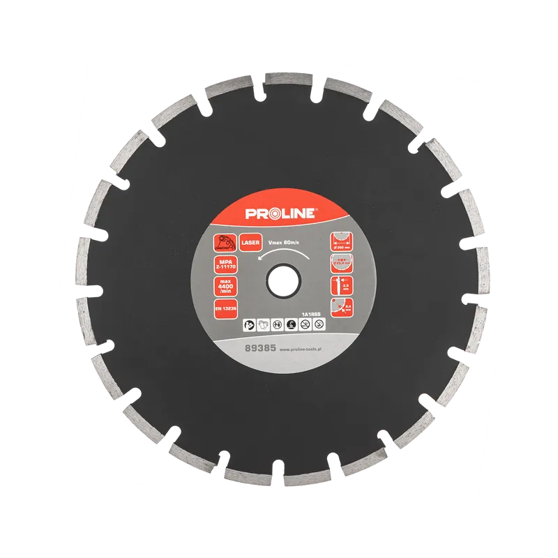 Disc Diamantat Segmentat Laser de Asfalt 350MM / 25.4MM