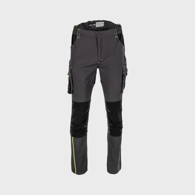 Pantalon Lucru Slim-Fit-Elastic Confortabil / Gri - M