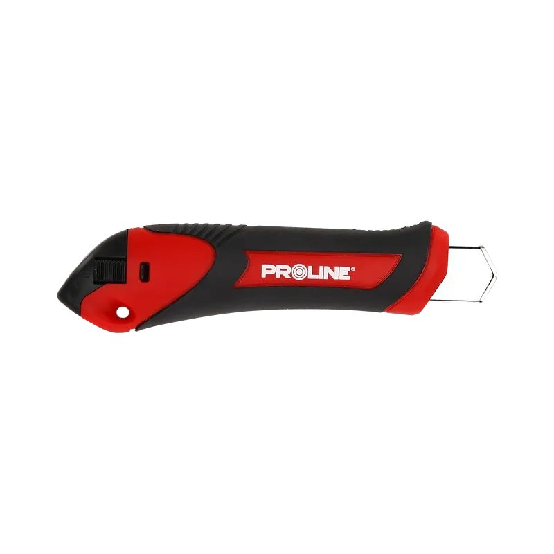 Cutter Plastic Cauciucat cu Buton Blocare - 18MM X 3