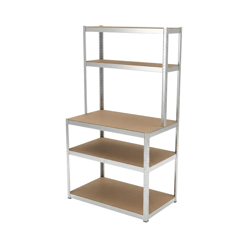 Raft Metalic Blat-Lucru - 5P / 180X100X60X30CM / 175KG