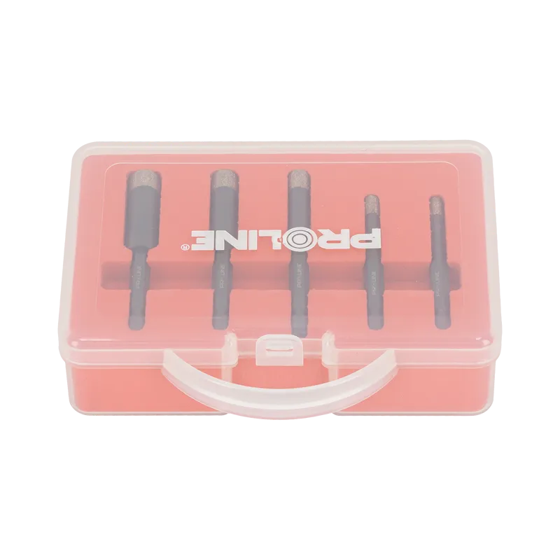 Set Carote Diamantate cu Tija Fixare 5-12MM - 5P.