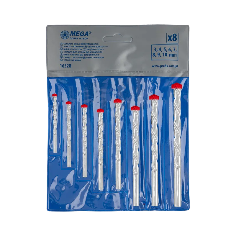 Set Burghie Zidarie 3-10MM - 8P.