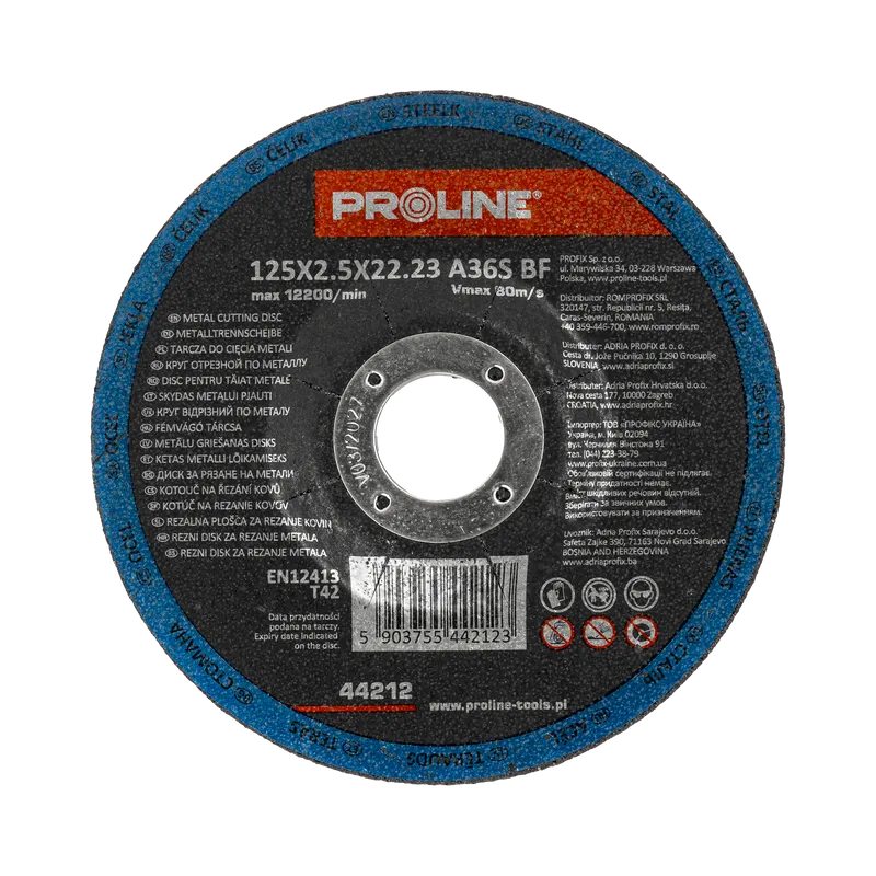 Disc Debitare Metal Depresat 125X2.5MM / A36S