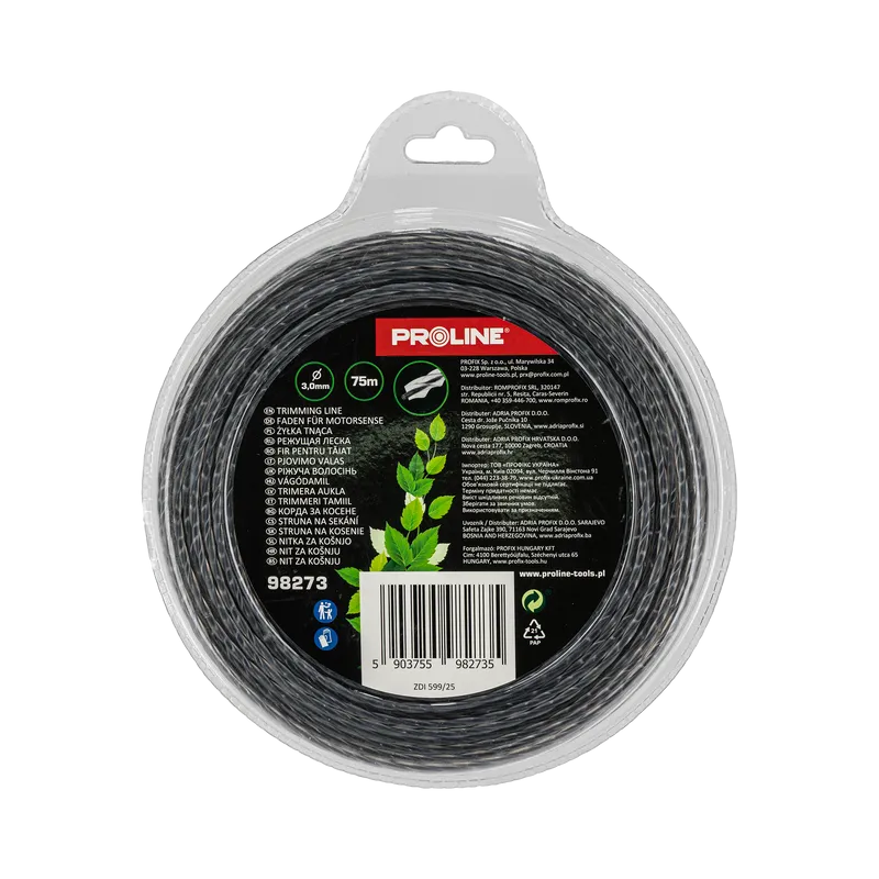 Fir Motocoasa Ranforsat - Patrat-Rasucit 3.0MM / 75M