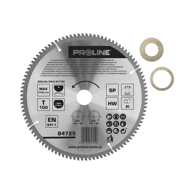 Disc Circular pentru Metal cu Dinti Vidia 250MM / 100D.