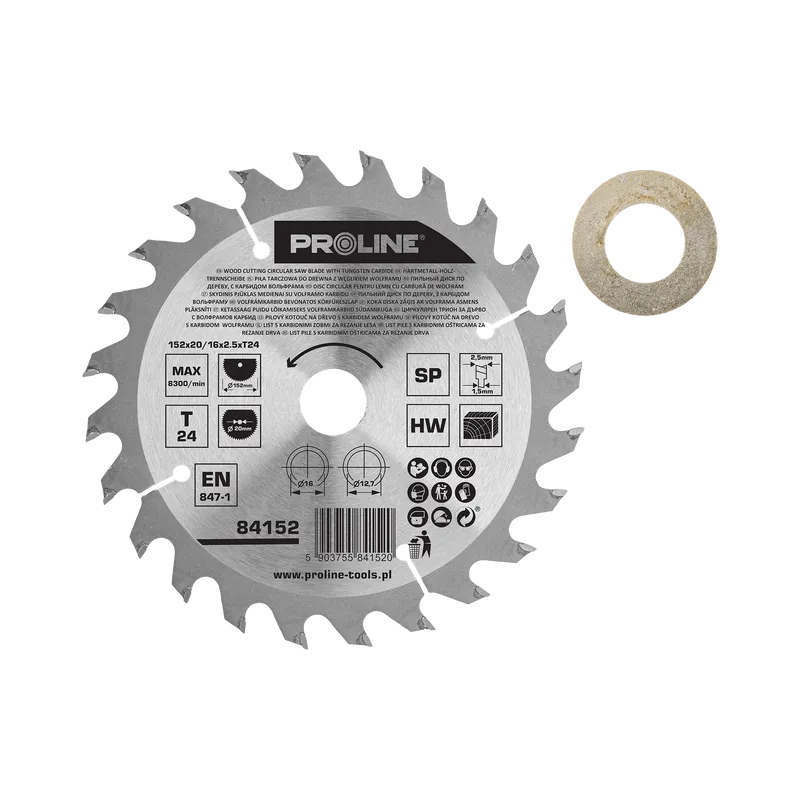 Disc Circular pentru Lemn cu Dinti Vidia 152MM / 24D.