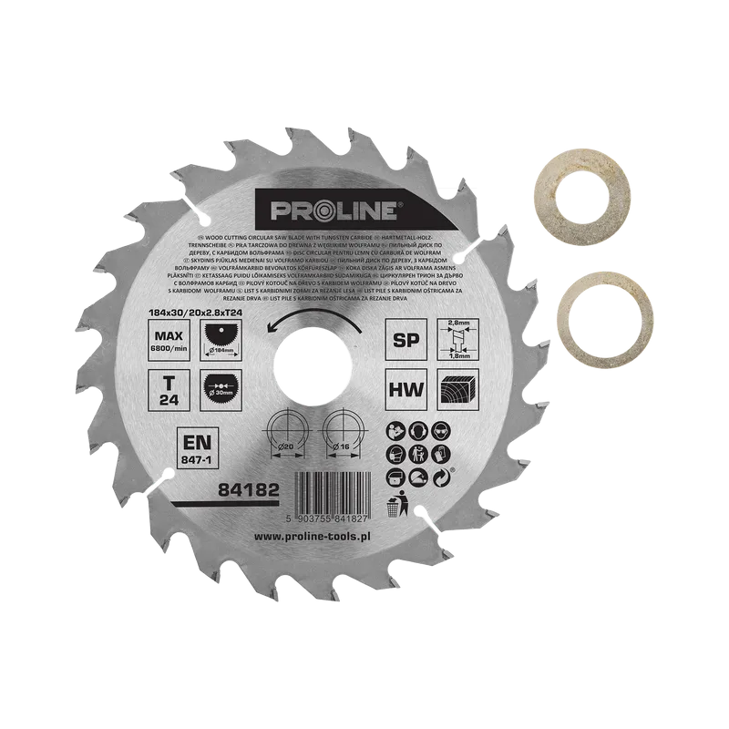 Disc Circular pentru Lemn cu Dinti Vidia 184MM / 24D.