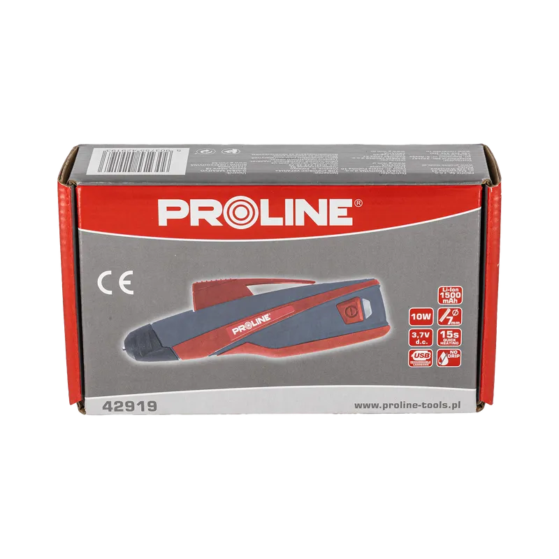 Pistol de Lipit cu Silicon cu Acumulator - Baghete 7MM