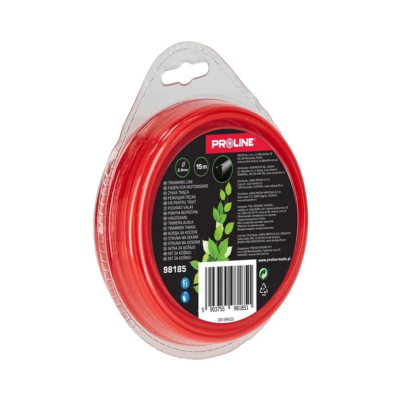 Fir Motocoasa Ranforsat - Triunghiular 2.4MM / 15M