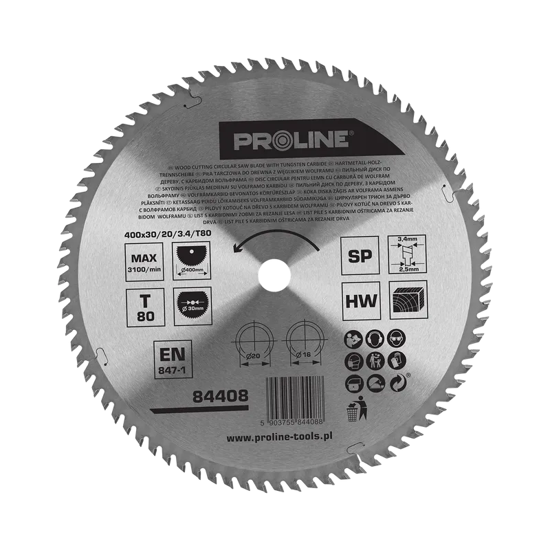 Disc Circular pentru Lemn cu Dinti Vidia 400MM / 80D.