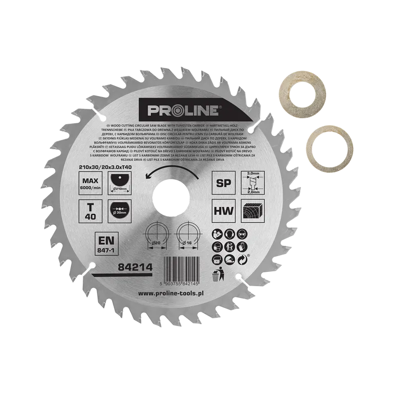 Disc Circular pentru Lemn cu Dinti Vidia 210MM / 40D.