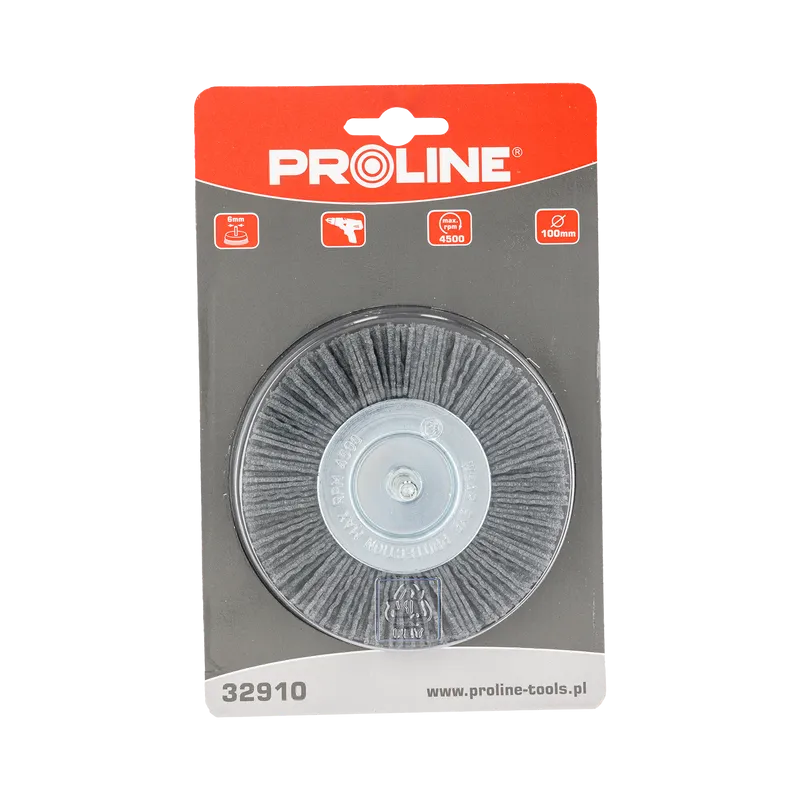 Perie Slefuire Tip Circular cu Tija 100MM