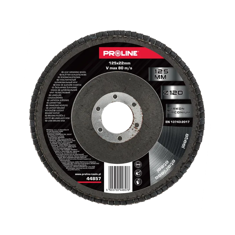 Disc Abraziv Lamelar cu Zirconiu 125MM - GR.120