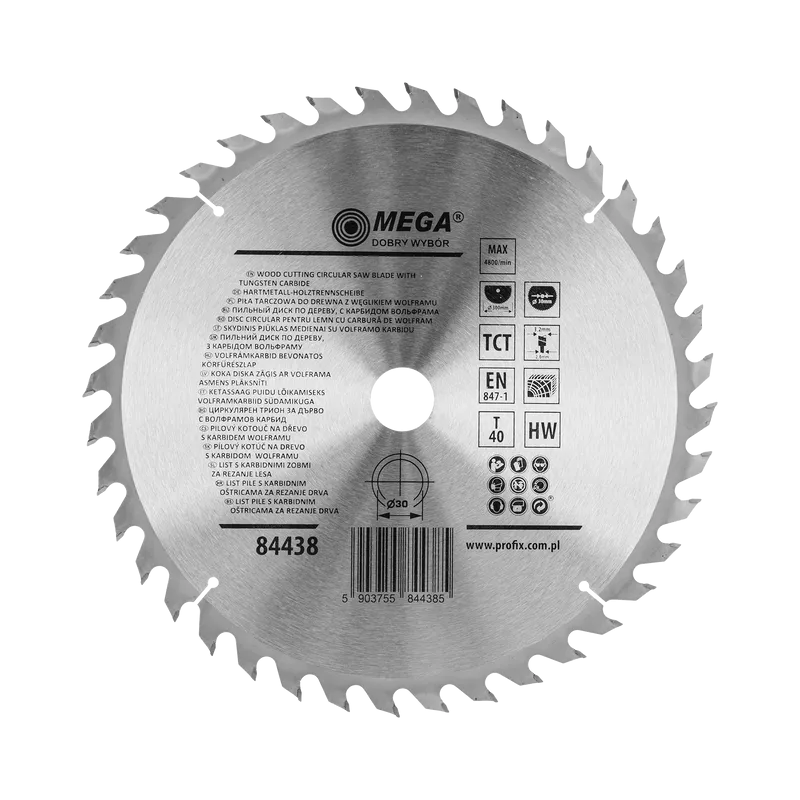 Disc Circular pentru Lemn cu Dinti Caliti 300MM / 40D.