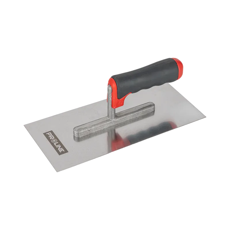 Gletiera Inox cu Maner Gumat 270X130MM