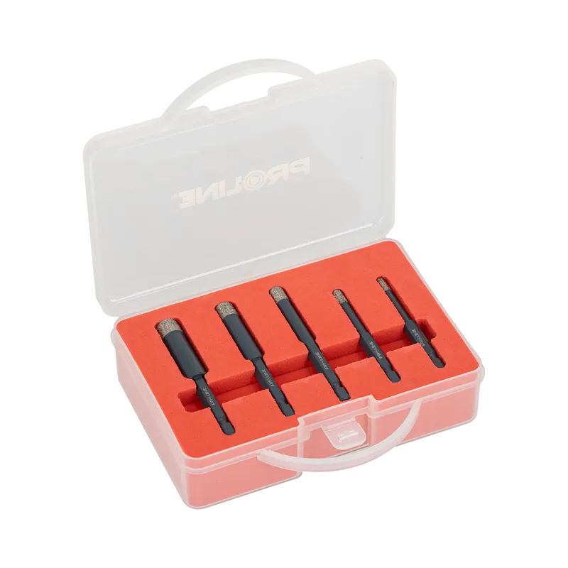 Set Carote Diamantate cu Tija Fixare 5-12MM - 5P.