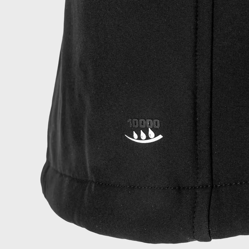 Jacheta Elastica Captusita cu Gluga / Negru - 2XL