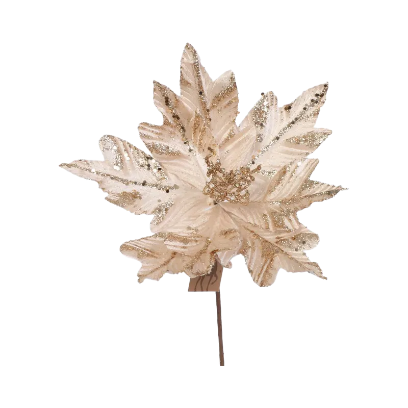 Floare decorativa de Craciun 28 cm