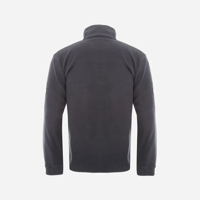 Jacheta Polar cu Buzunar Aditional / Negru - 2XL