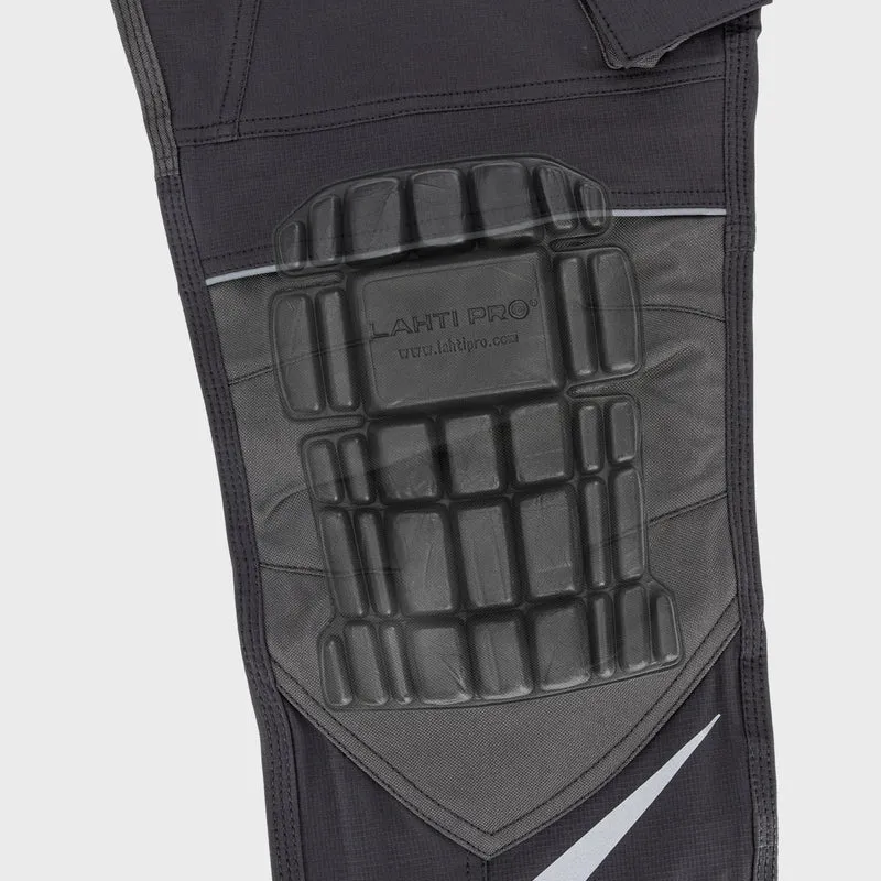 Pantalon Lucru Slim-Fit-Elastic Intarit / Gri - M