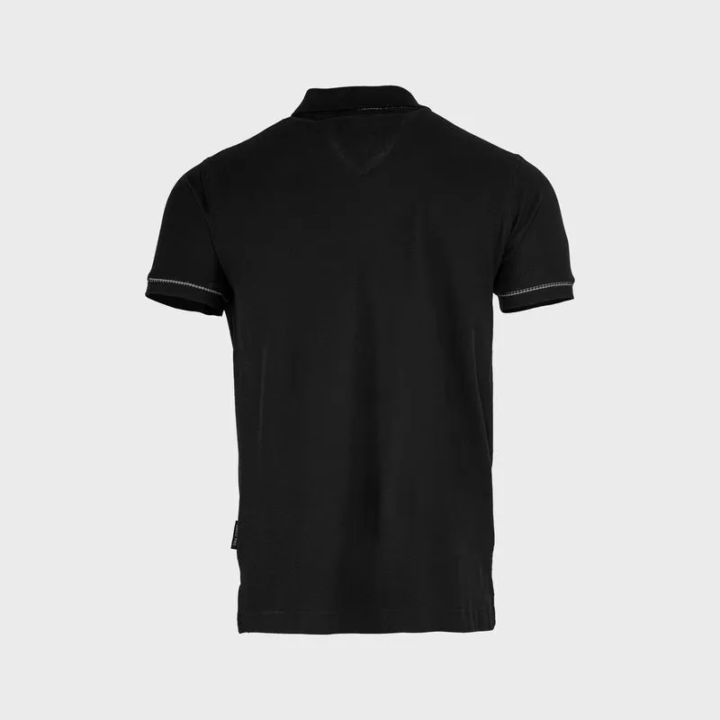 Tricou Bumbac Polo / Negru - S