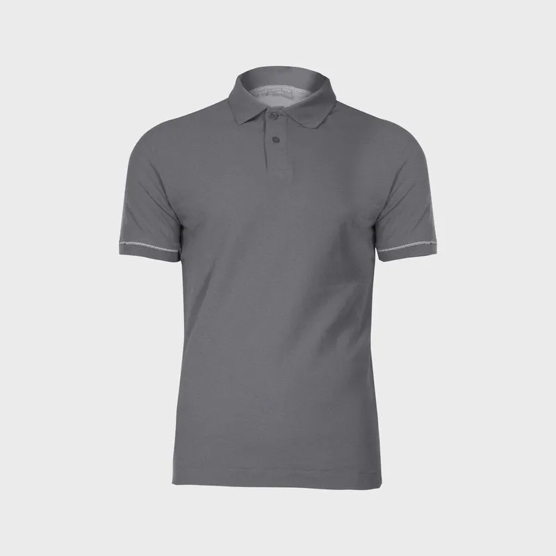 Tricou Bumbac Polo / Gri - M