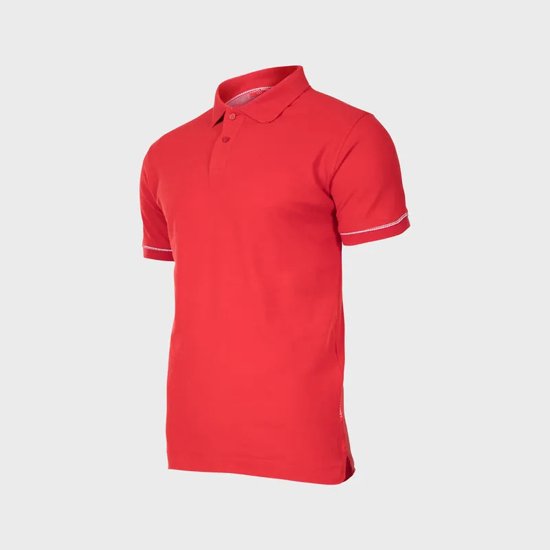Tricou Bumbac Polo / Rosu - M