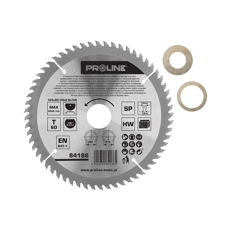 Disc Circular pentru Lemn cu Dinti Vidia 184MM / 60D.