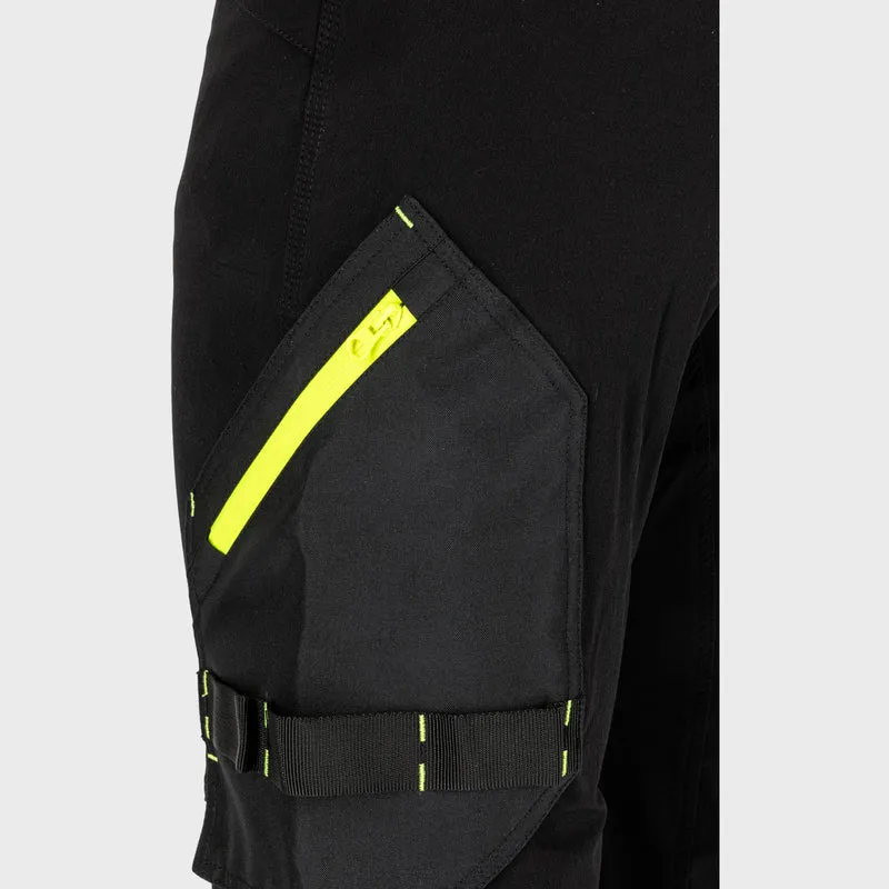 Pantalon Lucru Slim-Fit-Elastic Durabil / Negru - S