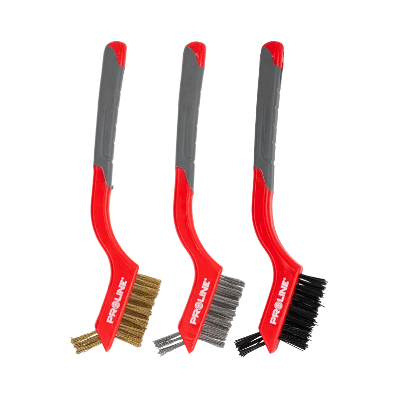 Set Perii Curatare cu Fire Inox-Alama-Plastic - 3P.