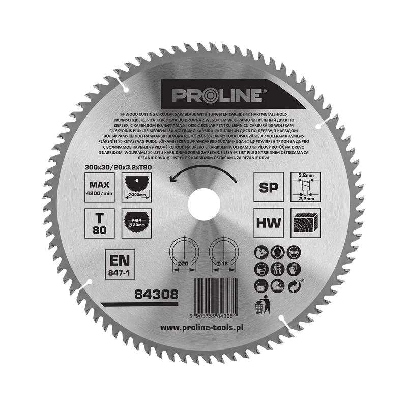 Disc Circular pentru Lemn cu Dinti Vidia 300MM / 80D.