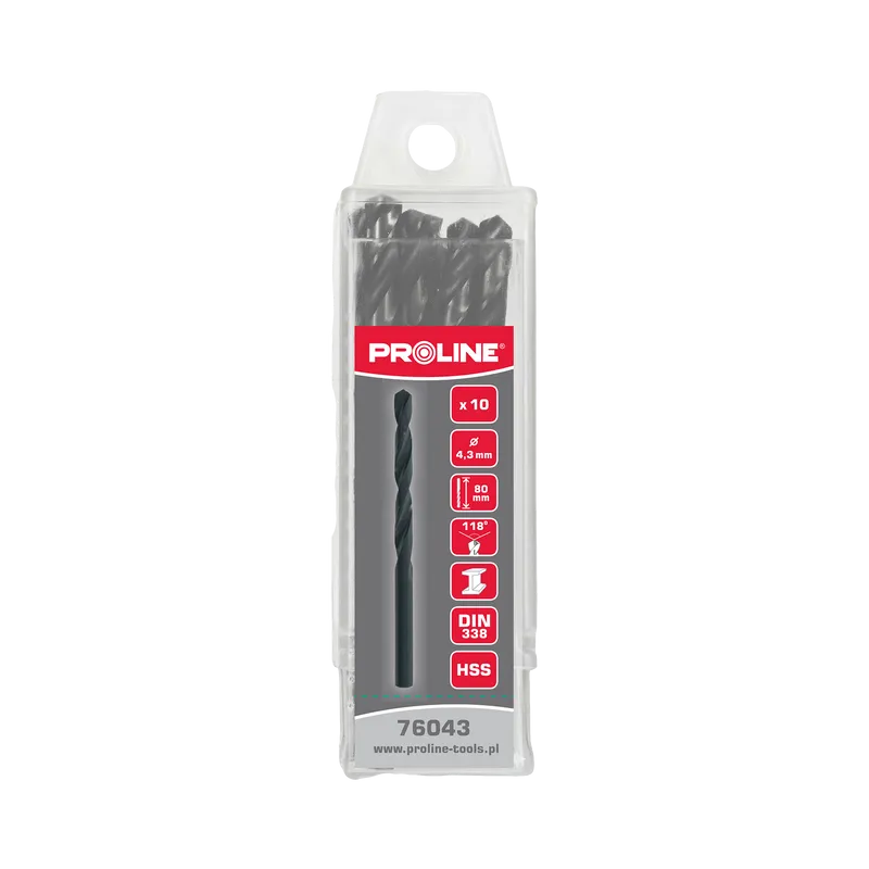 Burghiu Metal HSS 118° 4.3MM