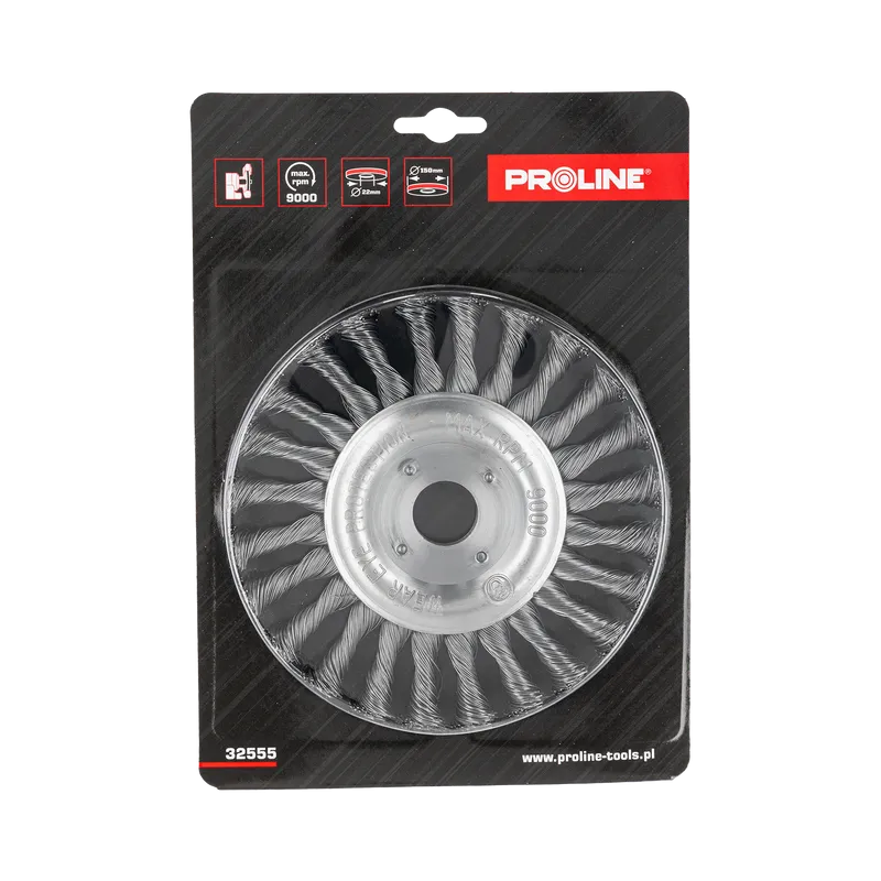 Perie Sarma Impletita Tip Circular cu Orificiu 150MM
