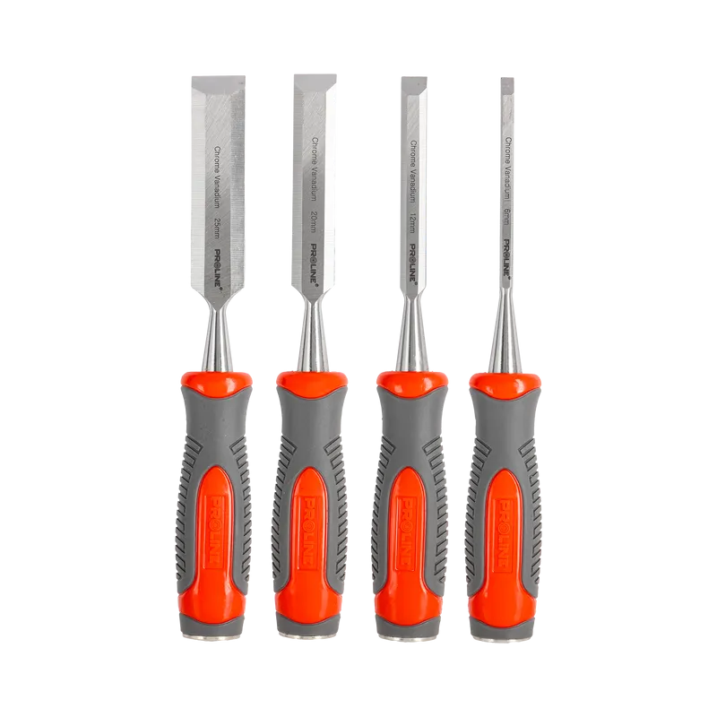 Set Dalti Lemn cu Maner Bimaterial - 4P.