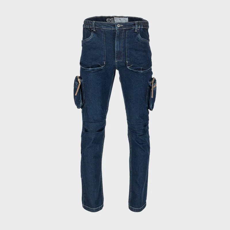 Pantalon Lucru Blug-Elastic / Alabastru - S