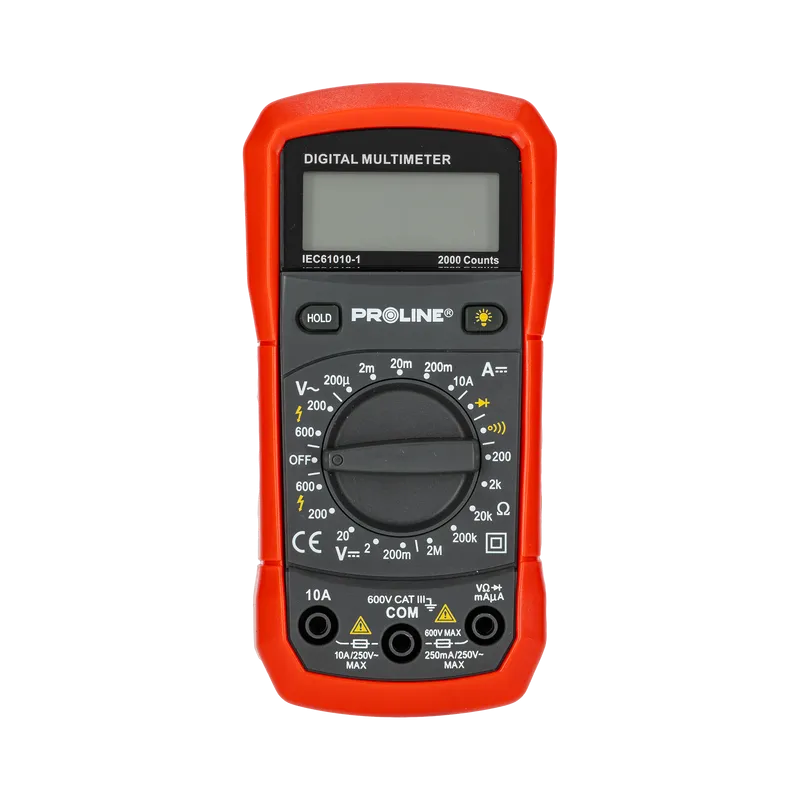 Multimetru Digital 0-600V / 0-10A / 0-2KOHM
