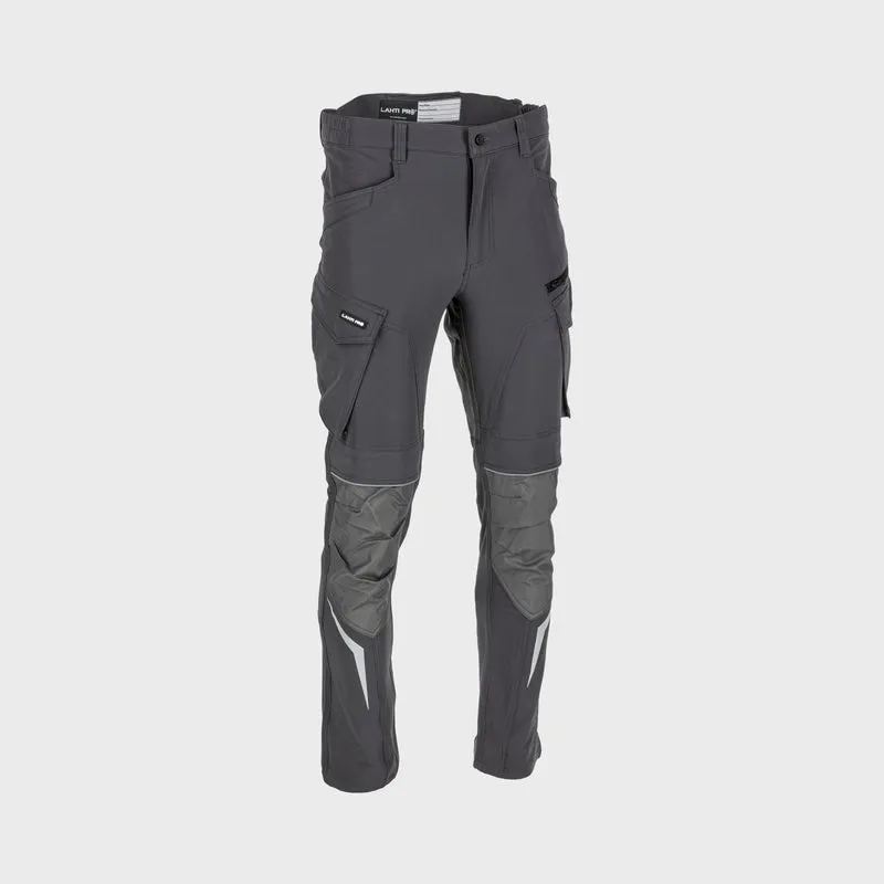 Pantalon Lucru Slim-Fit-Elastic Intarit / Gri - M