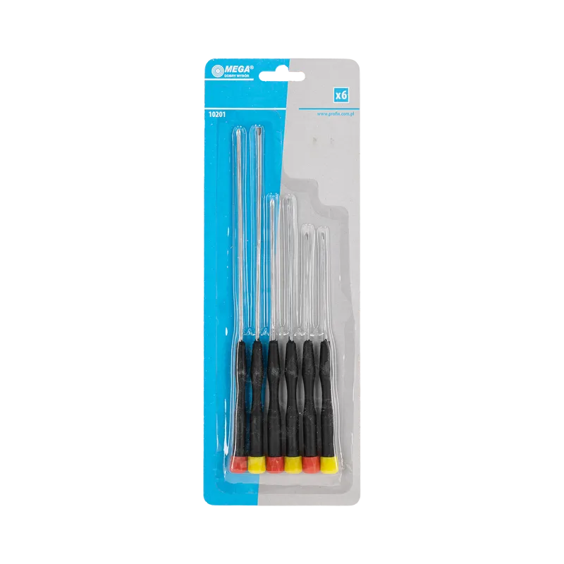 Set Surubelnite Precizie cu Maner si Tija Lunga - 6P.