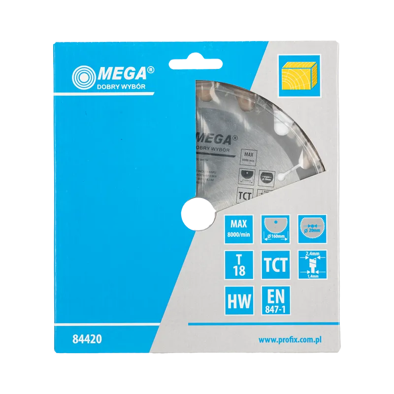 Disc Circular pentru Lemn cu Dinti Caliti 160MM / 18D.