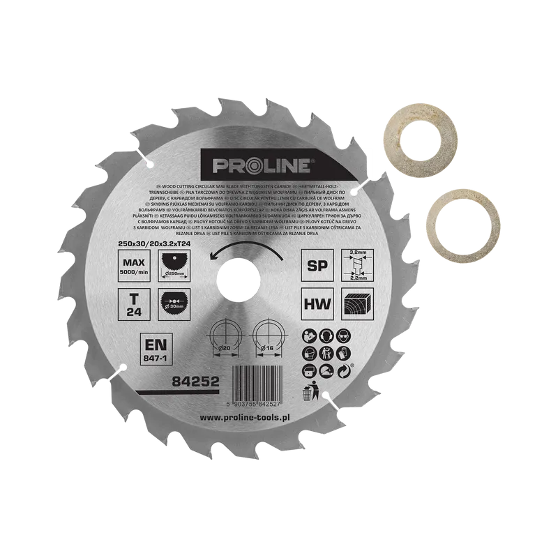 Disc Circular pentru Lemn cu Dinti Vidia 250MM / 24D.