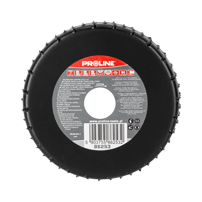 Disc Raspel Carota Plat / Frontal - 120MM