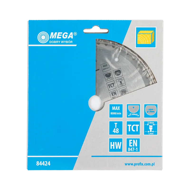 Disc Circular pentru Lemn cu Dinti Caliti 160MM / 48D.