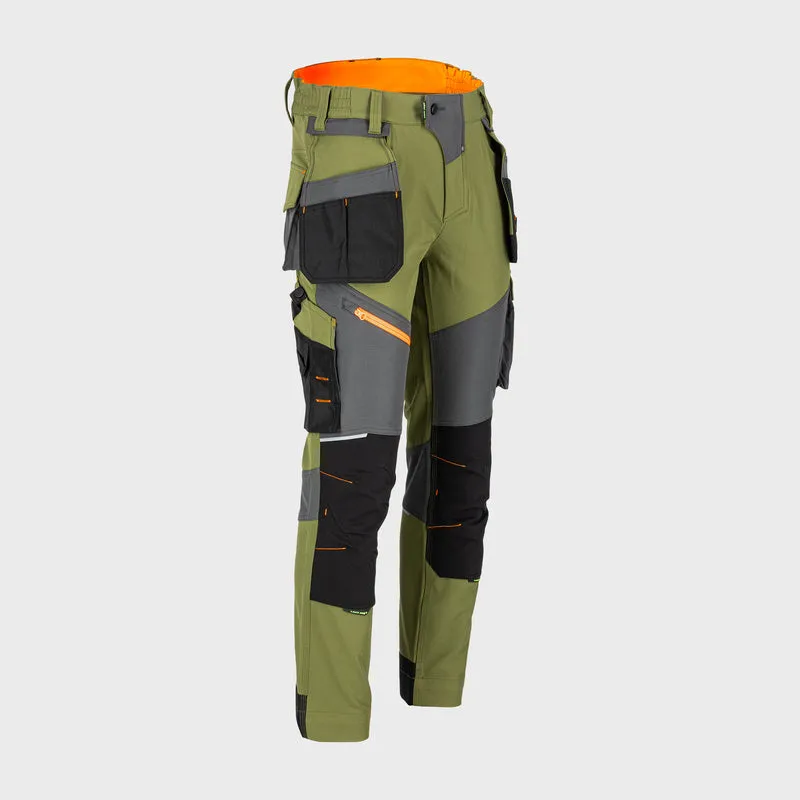 Pantalon Lucru Super-Flexibil / Verde - M