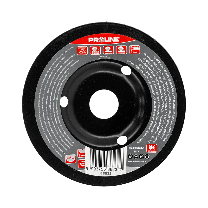 Disc Raspel Conic / Fin - 125MM